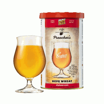 Kits bière Extrait de malt Kit à bière Coopers Hefe Wheat