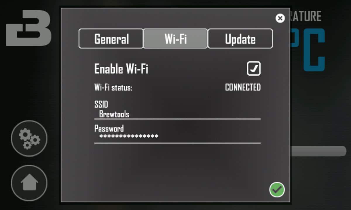 Réglages Wi-Fi