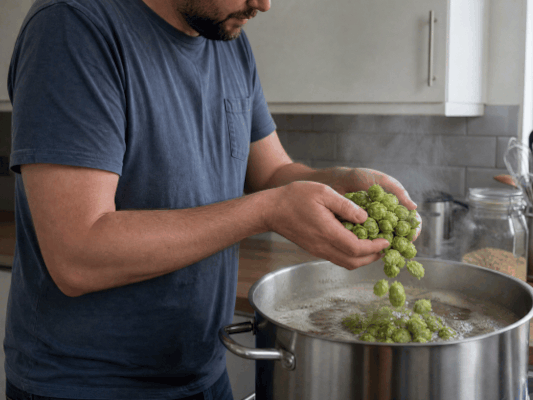 Illustration de Brasser avec du houblon frais : le guide