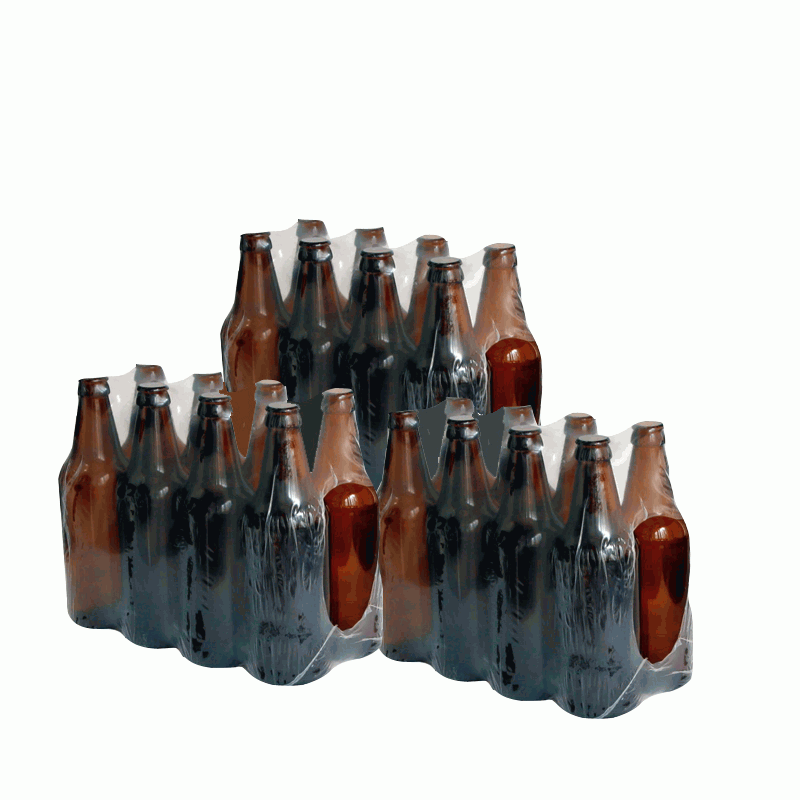 Bouteilles à bière vides en verre
