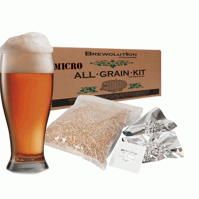 BrewBarrel Kit Brassage Bière IPA 5L - Fabriquez Votre Propre Bière Maison - Coffret Cadeau Parfait
