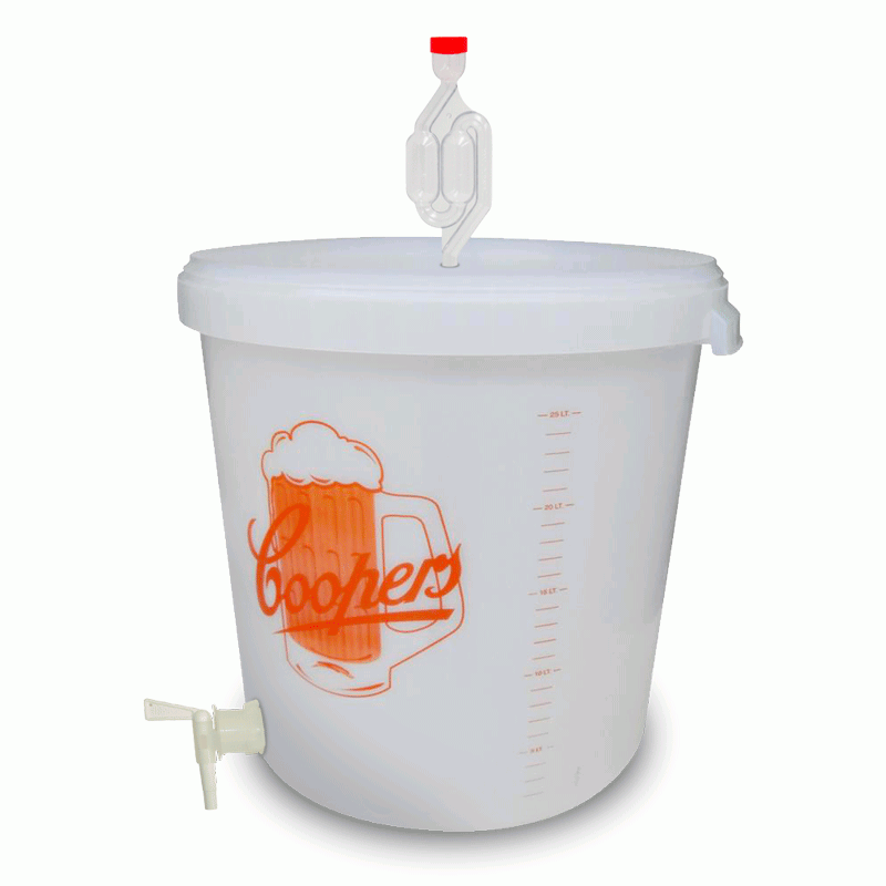 Seau de fermentation (fourni avec robinet et barboteur)